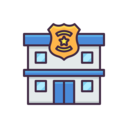architecture and city,professions and jobs,police station,police,guard,investigation,policemen,Security guard ok 